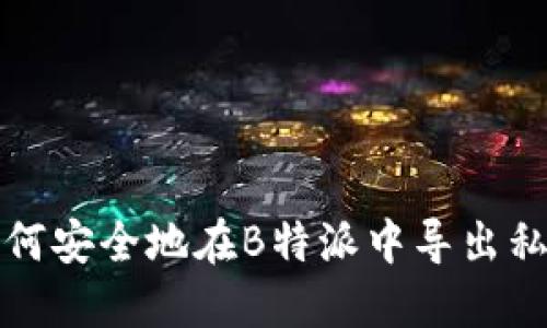 如何安全地在B特派中导出私钥